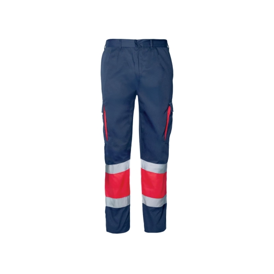 LAURI 5 Pantalón multibolsillos bicolor acolchado