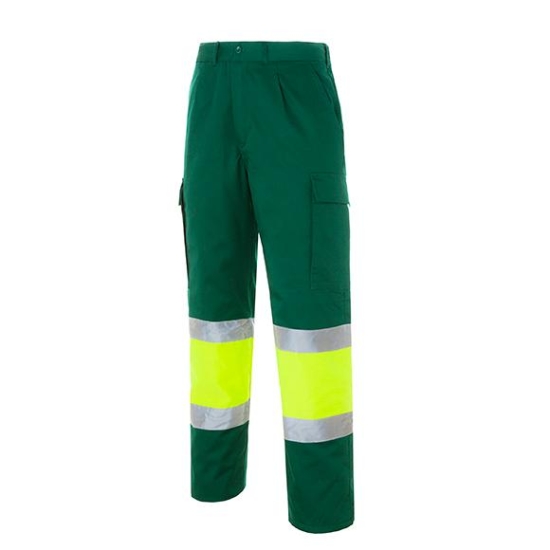 LAURI 1 Two-tone multi-pocket trousers