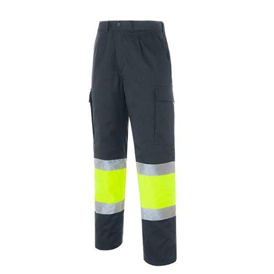 LAURI 1 Two-tone multi-pocket trousers