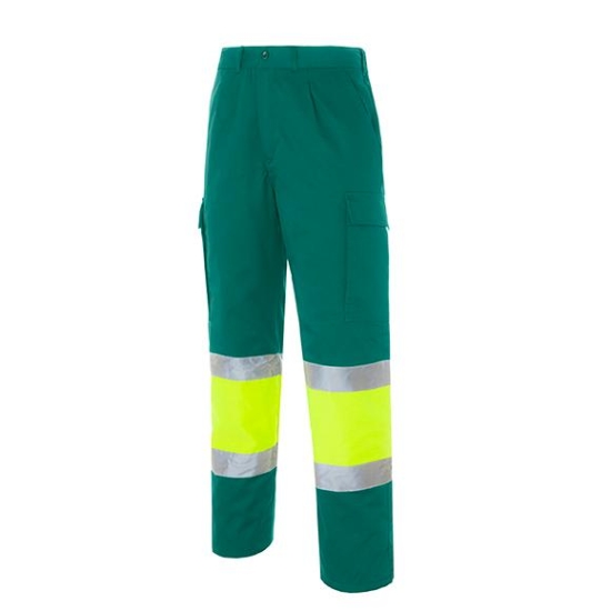 LAURI 1 Two-tone multi-pocket trousers