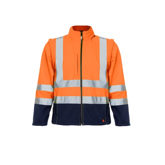 CHELON Two-tone softshell jacket with sleeves