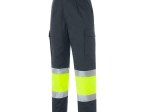 LAURI 1 Two-tone multi-pocket trousers