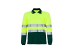 BORI 4 Two-tone long-sleeved polo shirt with double coverage