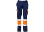 TROUSERS MULTI ELAST AV BICOLOUR SLIM FI