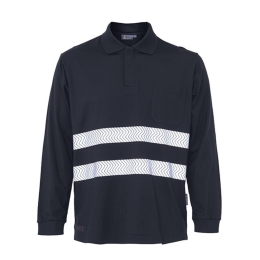 BORI 6-1B IG-ATEX flame retardant long sleeve polo shirt