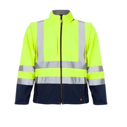 CHELON Two-tone softshell jacket with sleeves