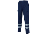 BLACKW REGULAR STRIPES Elastane trousers with