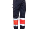 MADRAS 4 Multipocket bicolour trousers with